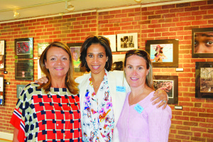 SRPA (Stone Ridge Parents' Association) Committee Chairs, pictured from left to right: Allison Alexander, Dawn Forsberg, and Eliane Bedewi.