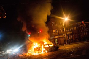 Protests in Baltimore After Funeral Held For Baltimore Man Who Died While In Police Custody