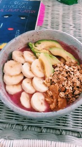 Photo Courtesy of Carter Leahy '18 A homemade smoothie bowl made with Carter's smoothie bowl. 